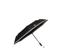 BOSS Paraguas de bolsillo negro con Double B y con rayas de la firma - StylePocket umbrella Varsity Black, 58837093 Negro pcs.