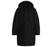 BOSS Parka de lana jaspeada con relleno de plumón y capucha desmontable - StyleL-Damin, 50565783 Negro 48