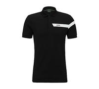 BOSS Paule Camisa de Polo para Hombre, Negro1 298, L