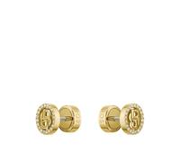 BOSS Pendientes dorados con cristales y monograma Double B - StyleDOUBLE B DIVINE, HB1580826 Tono dorado pcs.