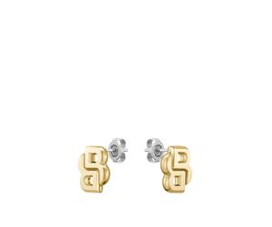 BOSS Pendientes dorados con monograma Double B - StyleYCON, 58137108 Tono dorado pcs.