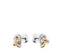 BOSS Pendientes en tres tonos con diseño de nudo - StyleHARMONIE, HB1580773 Tono plateado pcs.