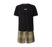 BOSS Pijama corto 'Easy' caqui / oliva / negro XL EUR
