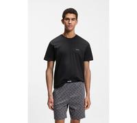 BOSS Pijama de algodón con detalles de logos - StyleRelax Short Set, 50557174 Gris oscuro M