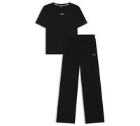 BOSS Pijama de algodón elástico con detalles de logos - StyleCI_Short Set, 50545568 Negro XL