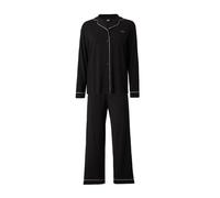 BOSS Conjunto de pijama en punto elástico con logo bordado - StyleDreamline_Long Set, 50570970 Negro XL