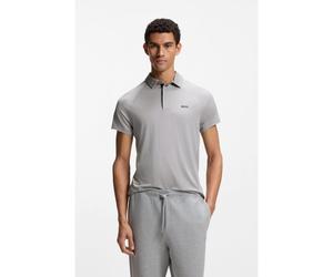 BOSS Polo activo slim fit con propiedades termorreguladoras - StylePL_Tour Wool, 50554647 Gris claro L