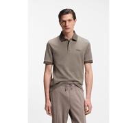 BOSS Polo BOSS x ASTON MARTIN de piqué de algodón y seda - StyleC-Prout 242_AM, 50553789 Marrón claro XL