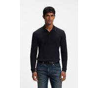 BOSS Polo con estructura de rejilla en algodón elástico - StyleH-Pittman 10, 50579290 Azul oscuro XXL