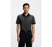 BOSS Polo de algodón con estructura de burbujas - StyleH-Parlay 102, 50555172 Gris oscuro M