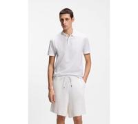 BOSS Polo de algodón con motivo en jacquard - StyleH-Parlay 233, 50558855 Blanco XXL