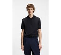 BOSS Polo de algodón con tapeta de cremallera - StyleH-Paras 70, 50554614 Azul oscuro S