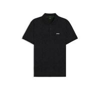 BOSS Polo de algodón elástico con motivo integral estampado - StylePolo AO Zone, 50549358 Negro M