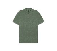 BOSS Polo de algodón elástico con motivo integral estampado - StylePolo AO Zone, 50549358 Verde XXXL