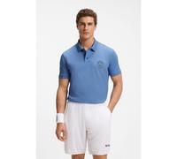 BOSS Polo de algodón elástico con un logo inspirado en el tenis - StylePL_Boss Open, 50560261 Azul XXL