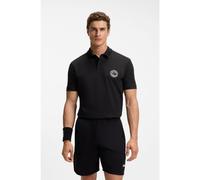 BOSS Polo de algodón elástico con un logo inspirado en el tenis - StylePL_Boss Open, 50560261 Negro XS