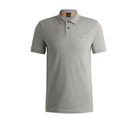 BOSS Polo de algodón elástico para Hombre con Logotipo, Light/Pastel Grey51, XXL