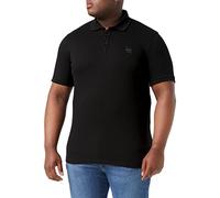BOSS Polo de algodón elástico para Hombre con Logotipo, Negro1, 3XL