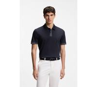 BOSS Polo de algodón mercerizado con detalles de rayas - StyleH-Parlay 238, 50559668 Azul oscuro XXXL