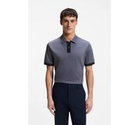 BOSS Polo de algodón mercerizado con detalles de rayas - StyleH-Parlay 238, 50559668 Azul XXL