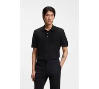 BOSS Polo de algodón mercerizado con estructura entretejida - StyleL-Perry 17, 50554522 Negro M