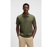 BOSS Polo de algodón mercerizado con jacquard geométrico - StyleC-Parlay 212, 50543885 Oliva M