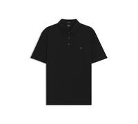 BOSS Polo de algodón mercerizado con monograma doble - StyleC-Parris 01, 50520297 Negro M