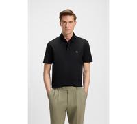 BOSS Polo de algodón mercerizado con monograma doble - StyleC-Parris 01, 50520297 Negro XXXL