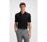 BOSS Polo de cuello con cremallera en tejido de piqué - StyleH-Paras 57, 50544091 Negro XL
