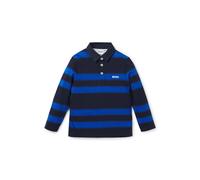 BOSS Polo de manga larga a rayas con logo para niños - StyleJ51169/84908A, J51169 Azul oscuro 102