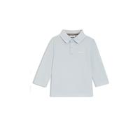 BOSS Polo de manga larga para niños en piqué de algodón - StyleJ52449/79102A, J52449 Celeste 81