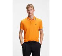 BOSS Polo de piqué de algodón con detalles de logo - StylePaddy, 50469055 Naranja XXL