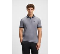 BOSS Polo de piqué de algodón con estampado de lunares - StylePolo TL, 50544482 Gris XS