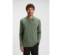 BOSS Polo de piqué de algodón con logo en contraste - StylePlisy, 50536609 Verde XL
