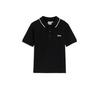 BOSS Polo de piqué de algodón con logo estampado para niños - StyleJ25P26/10P14A, J25P26 Negro 150