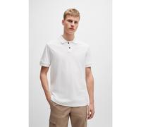 BOSS Polo de piqué de algodón con logo estampado - StylePrime, 50507813 Blanco M