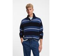 BOSS Polo de punto de algodón con rayas anchas - StyleAmburgh, 50555857 Azul oscuro S