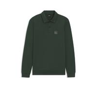 BOSS Polo de punto de algodón elástico para equitación con aplique de logo - StyleLUIS POLO SWEATER, B7M1201 Verde oscuro XL