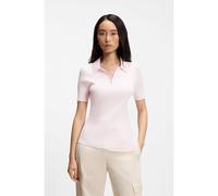 BOSS Polo de punto de canalé en tejido transpirable - StyleFeskus, 50563150 Rosa claro L