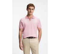 BOSS Polo de punto de mezcla de algodón con raya horizontal - StyleH-Narciso, 50560483 Rosa claro XL