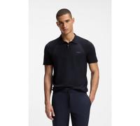 BOSS Polo de punto en mezcla de algodón con estructura con detalles anatómicos - StyleKN_Momentum-Lite PS, 50558353 Azul oscuro S