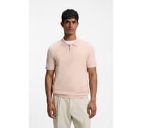BOSS Polo de punto en mezcla de algodón con estructura con detalles anatómicos - StyleKN_Momentum-Lite PS, 50558353 Naranja claro L