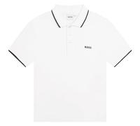 BOSS - Polo Manga Corta Blanco 100% Algodon 6AÑOS