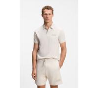 BOSS Polo Paddy con parche de logo estructurado - StylePaddy Structure, 50565163 Natural M