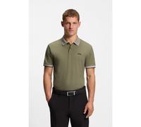 BOSS Polo Paddy de algodón elástico con control de la humedad - StylePL_GOC Chip Paddy, 50554583 Oliva XL