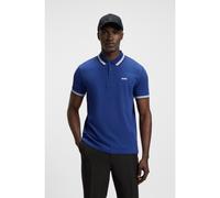 BOSS Polo Paddy de piqué de algodón con logo en el reverso del cuello - StylePaddy, 50469055 Azul XXL