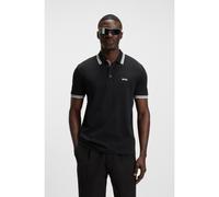 BOSS Camiseta 'Paddy' gris / negro / blanco, Talla M