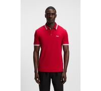 BOSS Polo Paddy de piqué de algodón con logo en el reverso del cuello - StylePaddy, 50469055 Rojo S