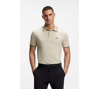 BOSS Polo Paddy de piqué de algodón - StylePaddy, 50469055 Beige claro 5XL