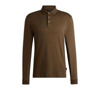 Boss Polo Pado 30 Logotipo Bordado de Manga Larga para Hombre (GT5855)